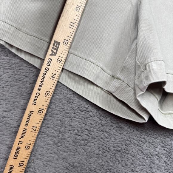 SPANX Shorts Twill Pull On L Olive Green 4" Inseam Outdoor Hiking Casual1 - Picture 7 of 7